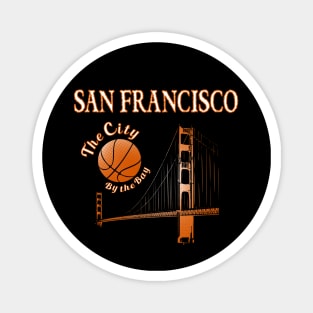 San Francisco Golden Gate Bridge Basketball Magnet